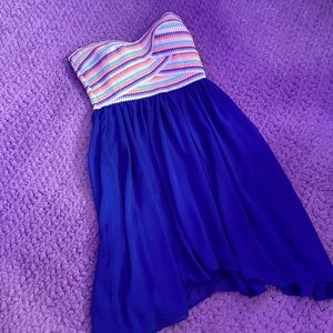 Strapless beautiful dress